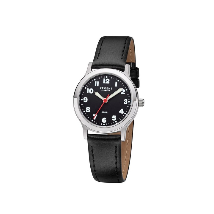 Ceas de dama Regent F-1071, Quartz, 28mm, 5ATM, Argintiu
