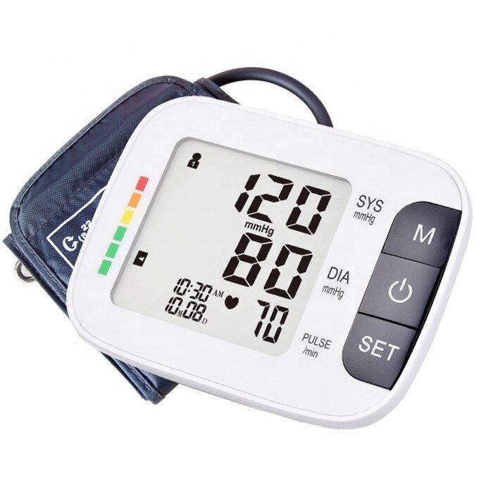 Tensiometru de Brat EvoSmart™ DBP-1359 Premium, Afisaj LCD cu Caractere Mari, Auto-Masurare, Detectare Puls Neregulat, Validat Clinic, Manseta 22-36cm, Oscilometric, Adaptor manson inclus, Husa Transport Si Depozitare Inclusa, Alb