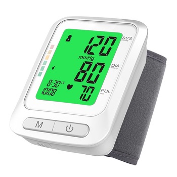 Tensiometru de incheietura EvoSmart™ BP-2253 , Afisaj LCD cu caractere mari, Auto-masurare, Detectare puls neregulat, Validat clinic, Manseta 13.5 - 21.5cm, Oscilometric, 120 Memorii, Husa Transport si Depozitare inclusa, Alb Tensiometru de incheietura EvoSmart™ BP-2253 , Afisaj LCD cu caractere mari, Auto-masurare, Detectare puls neregulat, Validat clinic, Manseta 13.5 - 21.5cm, Oscilometric, 120 Memorii, Husa Transport si Depozitare inclusa, Alb