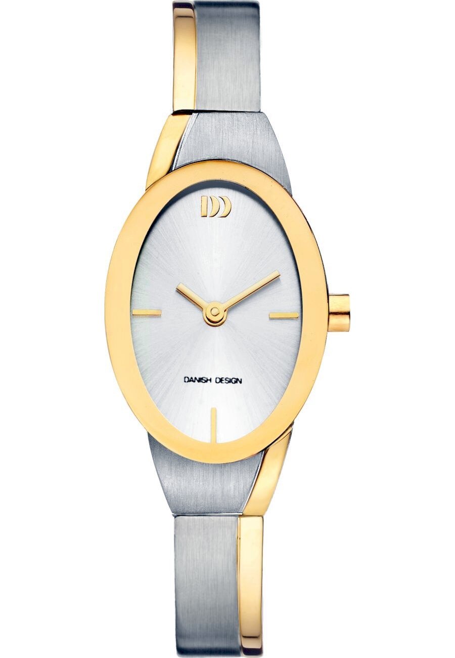 Ceas de dama Danish Design IV65Q1121, Analog, 3 ATM, Argintiu/Auriu