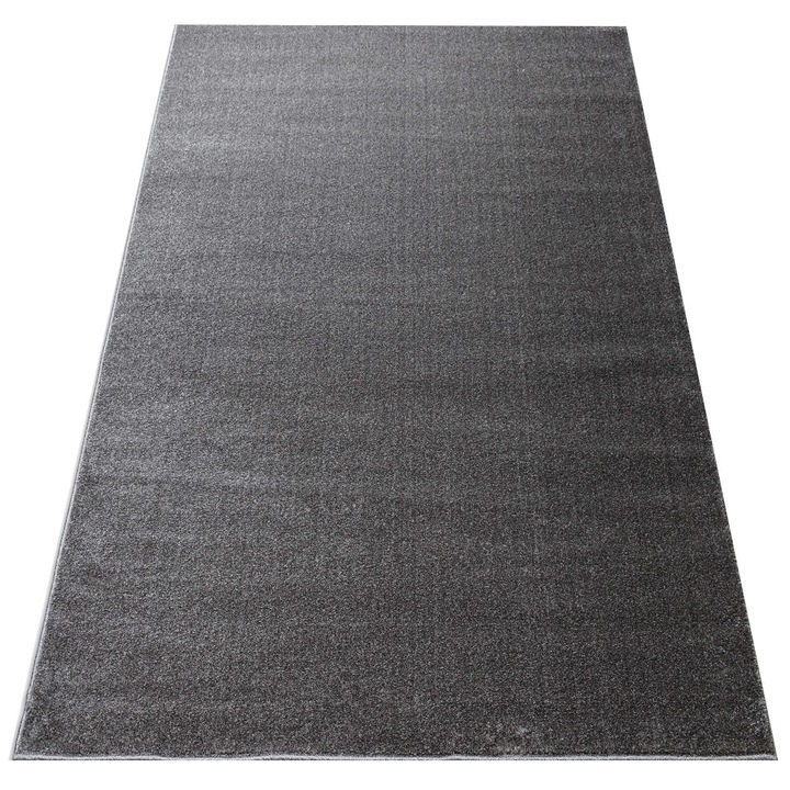 Covor Hermes unicolor, Gri deschis, 60cm x 110cm, 4047/0355
