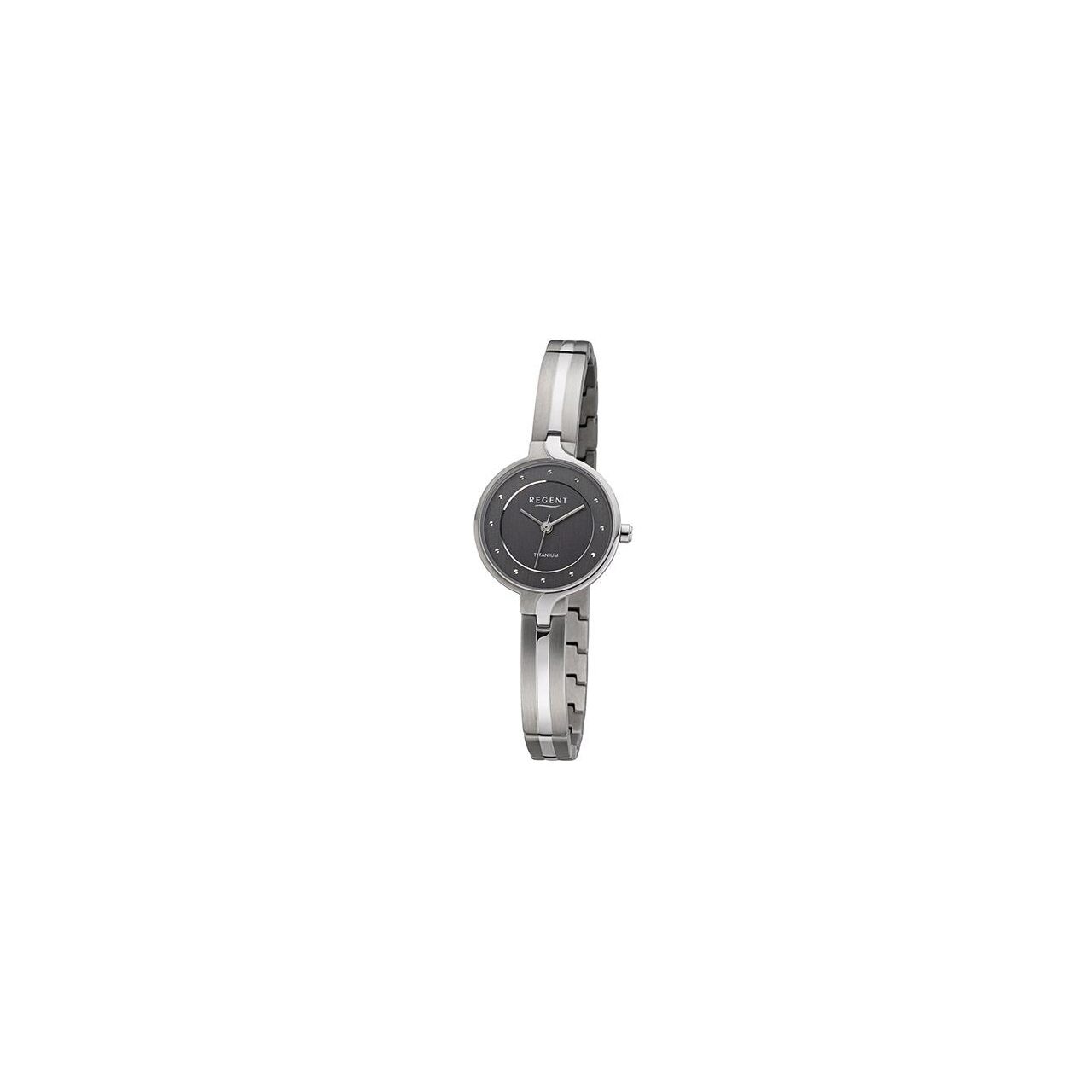 Ceas de dama Regent F-1335, Quartz, 26mm, 3ATM, Gri