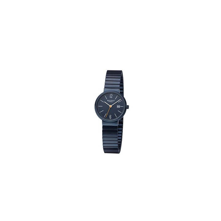 Ceas de dama Regent F-1357, Quartz, 29mm, 3ATM, Albastru