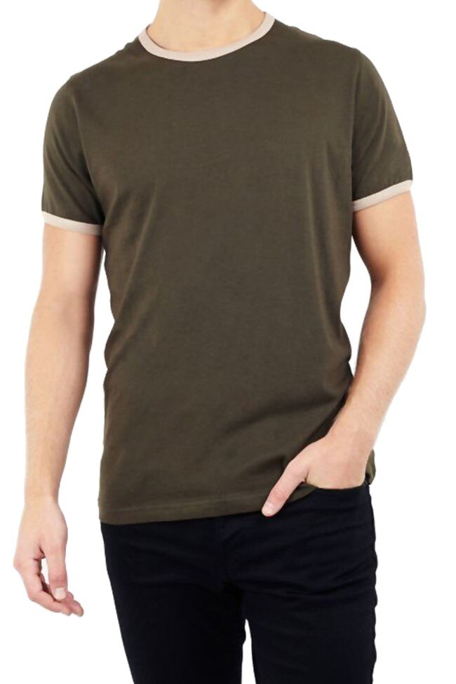 Tricou barbati Brave Soul Tallon Khaki