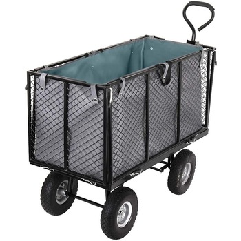 Carucior pentru gradina/marfa, Zola®, 4 roti , 350 kg, diametru roata 25cm, lungimea manerului 80cm Carucior pentru gradina/marfa, Zola®, 4 roti , 350 kg, diametru roata 25cm, lungimea manerului 80cm