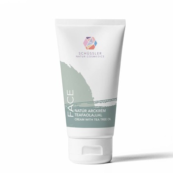 Crema de fata naturala, Schüssler Natur Cosmedics, cu ulei de arbore de ceai, 75 ml Crema de fata naturala, Schüssler Natur Cosmedics, cu ulei de arbore de ceai, 75 ml
