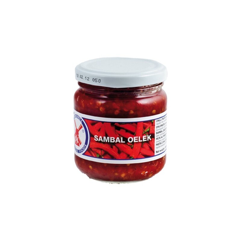 Pasta Chilli Sambal Oelek 200g - Wind Mill Or. foods
