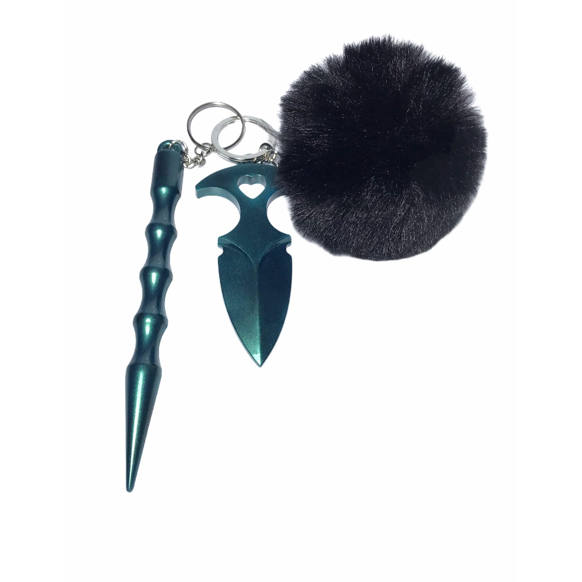 Breloc Gentelo London Handmade din rasina epoxidica negru, 18 cm