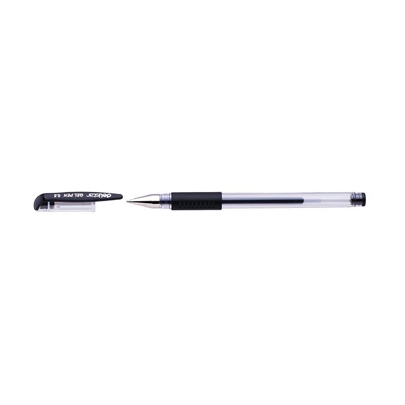 Pix Cu Gel si Grip 6600, 0.5mm, Deli, Negru