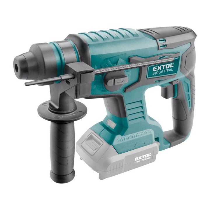 Masina de gaurit cu acumulator Extol, ciocan dalta 1,7 J 20 V fara baterie si incarcator