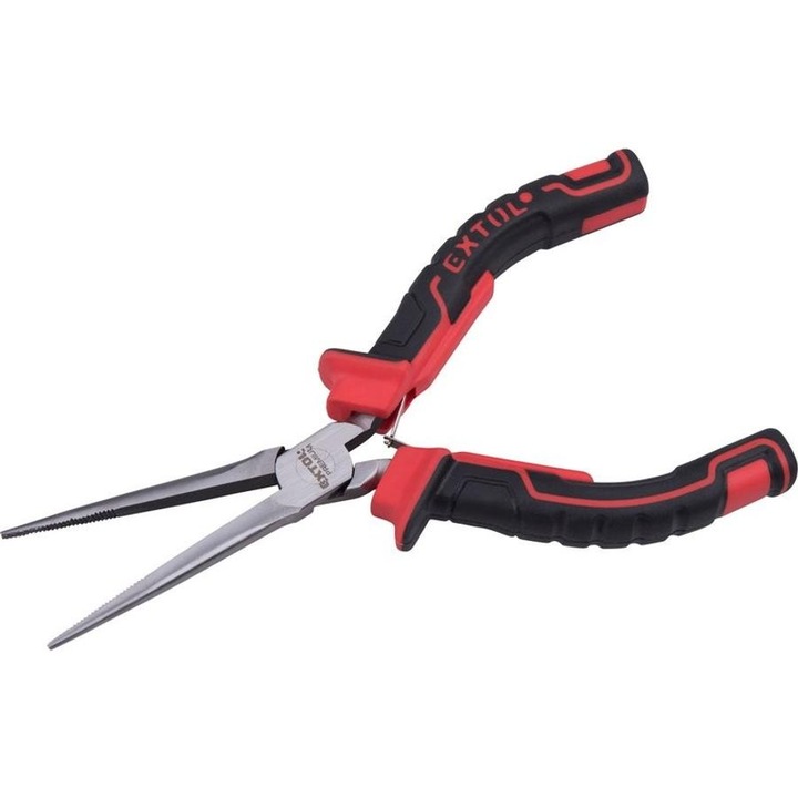 Extol műszerész hosszú csőrű fogó 150 mm