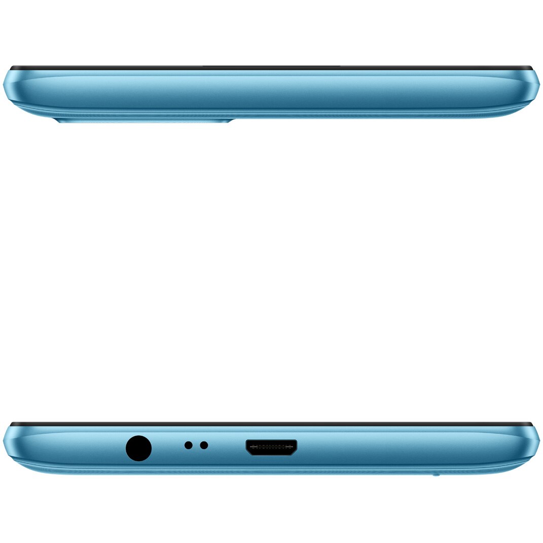 Смартфон Realme C21, Dual SIM, 64GB, 4GB RAM, 4G, Cross Blue - eMAG.bg