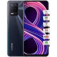 Telefon mobil Realme 8, Dual SIM, 4GB RAM, 64GB, 5G, Supersonic Black