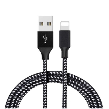 Cablu de date pentru incarcare iPhone, lungime 1 m Cablu de date pentru incarcare iPhone, lungime 1 m