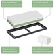 Piatra pentru Ascutirea Cutitelor prin Slefuire, LittleDomi, cu Suport din Silicon, 2 Granulatii 3000/8000, Ghidaj Unghiular, Ascutire, Finisare, Indreptare