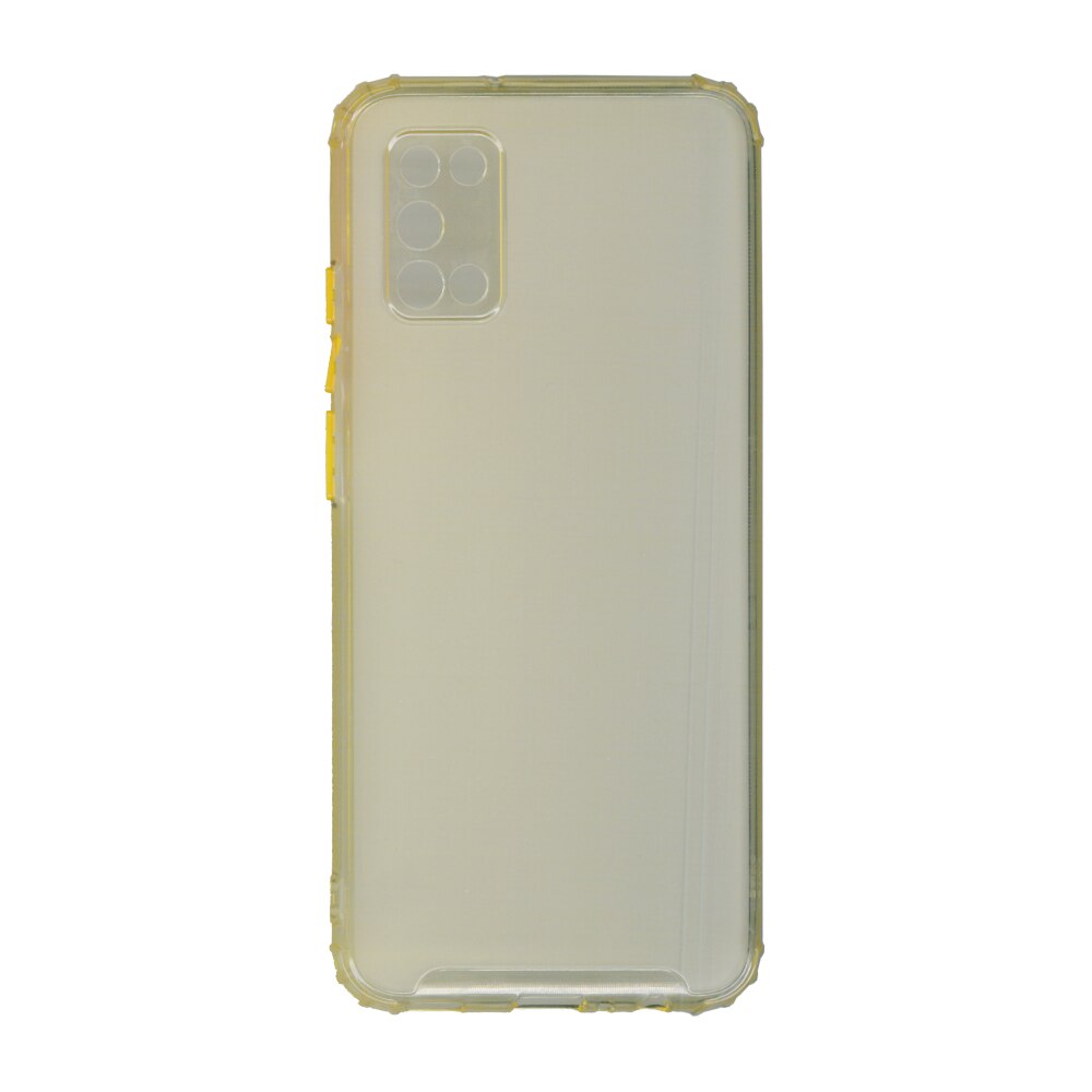 Husa din silicon anti crack, pentru Samsung Galaxy A02s, galben
