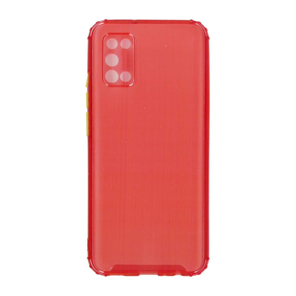 Husa din silicon anti crack, pentru Samsung Galaxy A02s, rosu
