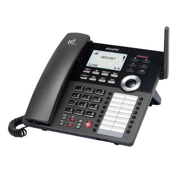 Ewell Transcend Weird Telefon cu fir pentru birou, Alcatel Ip30, Taste pentru apelare rapida,  Negru/Gri - eMAG.ro