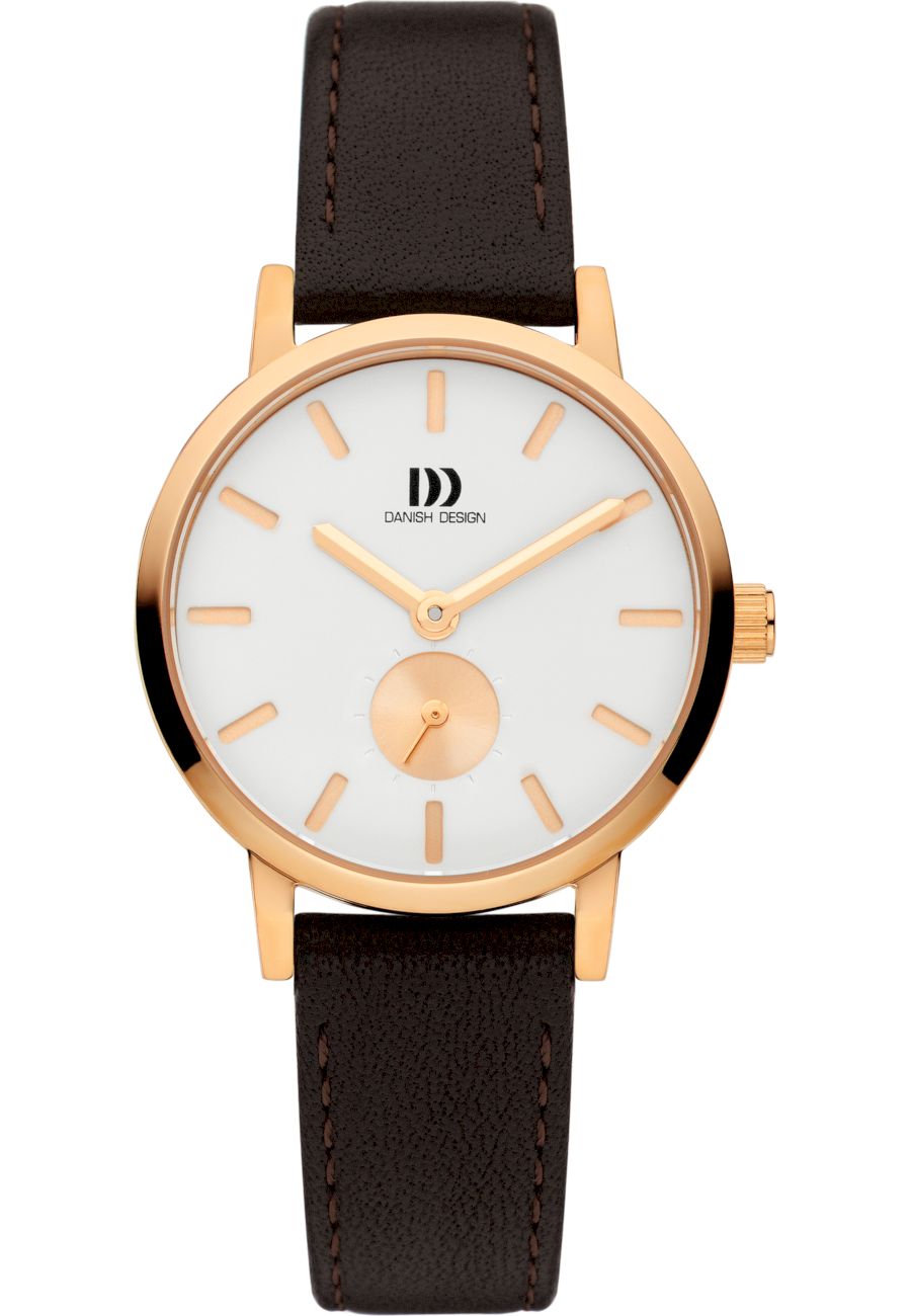 Ceas unisex Danish Design IV17Q1219, Analog, 5 ATM, Maro