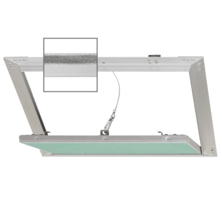 Usita Trapa Vizitare din Aluminiu si Gips Carton Pentru Tavan si Perete, 200 x 200 x 12.5mm