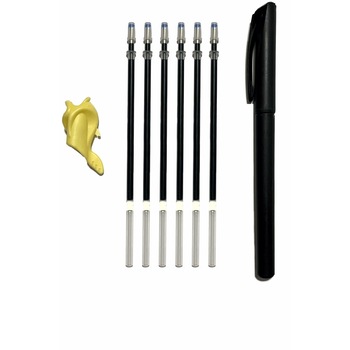 Set stilou Magic Pen cu 6 rezerve pentru caiete Sank Magic Set stilou Magic Pen cu 6 rezerve pentru caiete Sank Magic