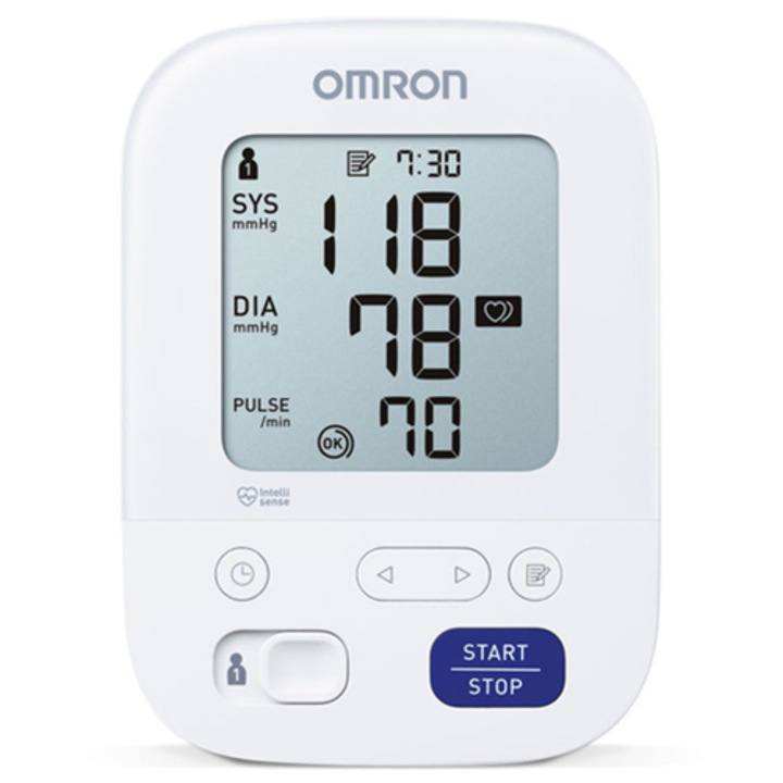 OMRON M3 Comfort Intellisense felkaros vérnyomásmérő + adapter