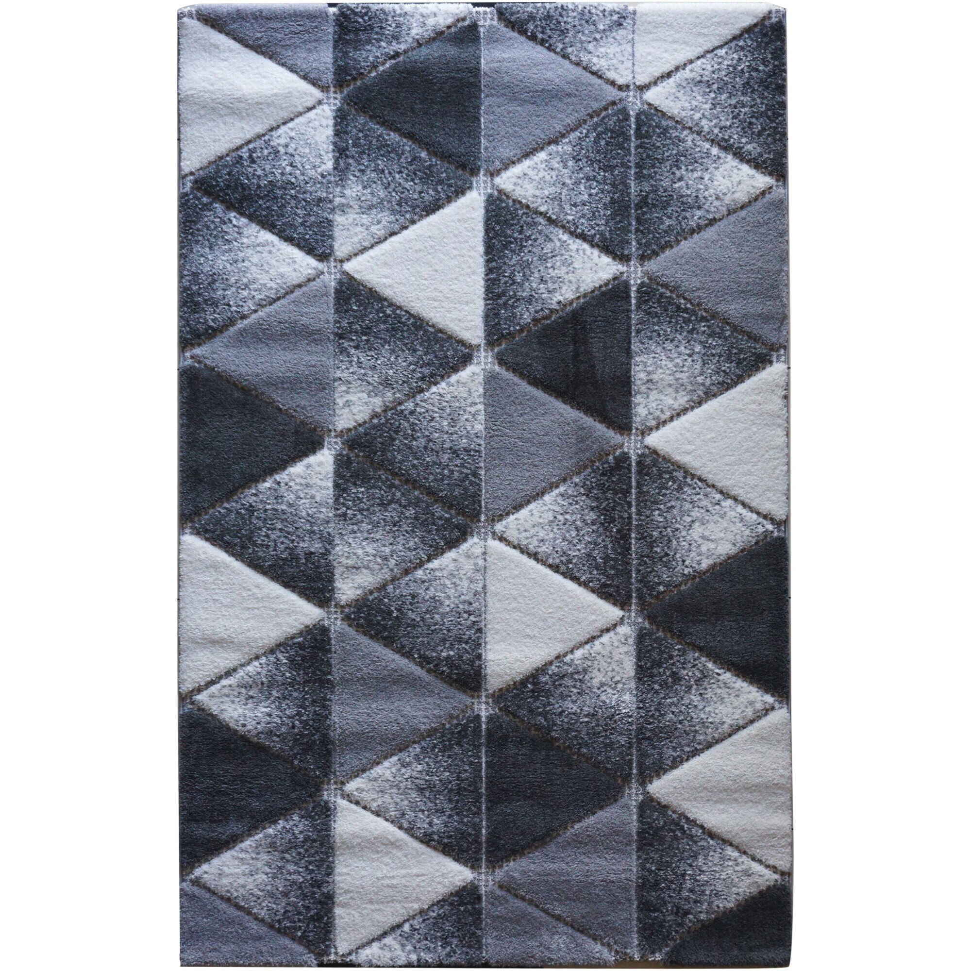 Covor Messi Karacahan, 150x250cm, Gri/Alb