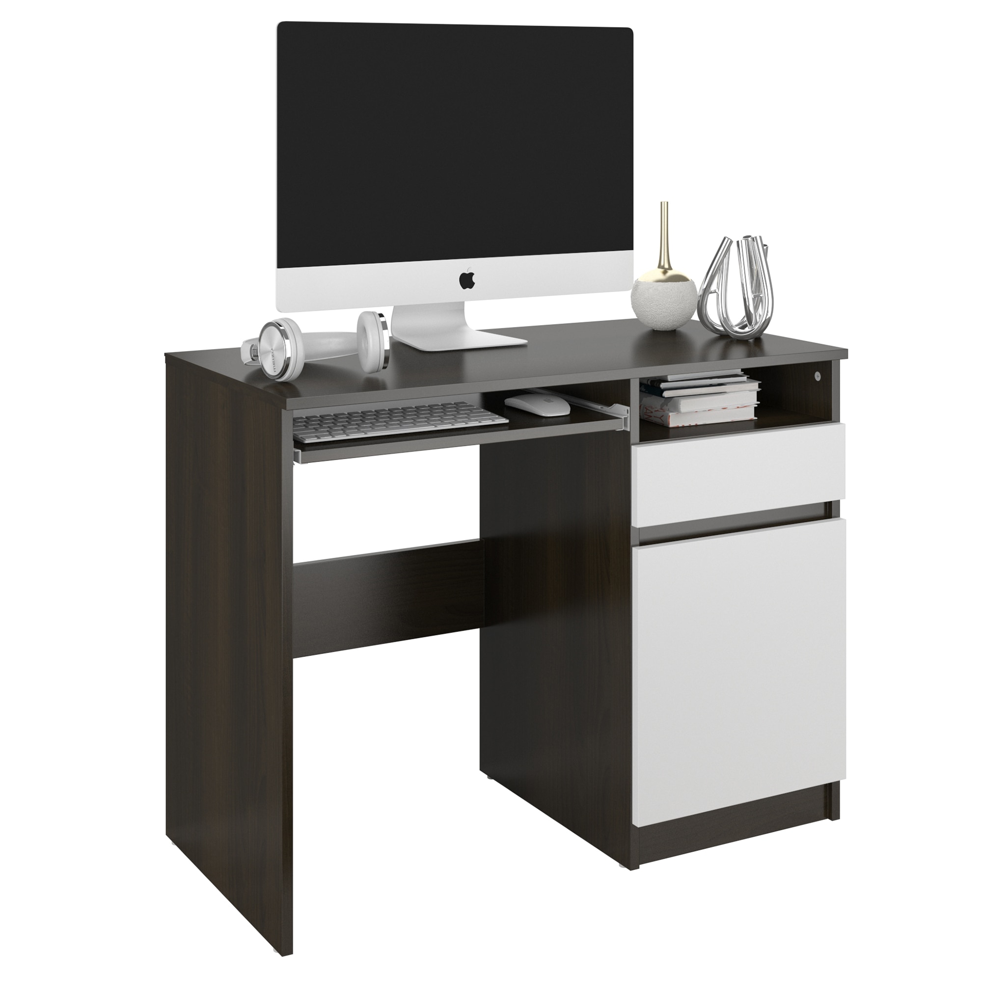 Birou, PVC, N-35 MIX WENGE, 76x50x96