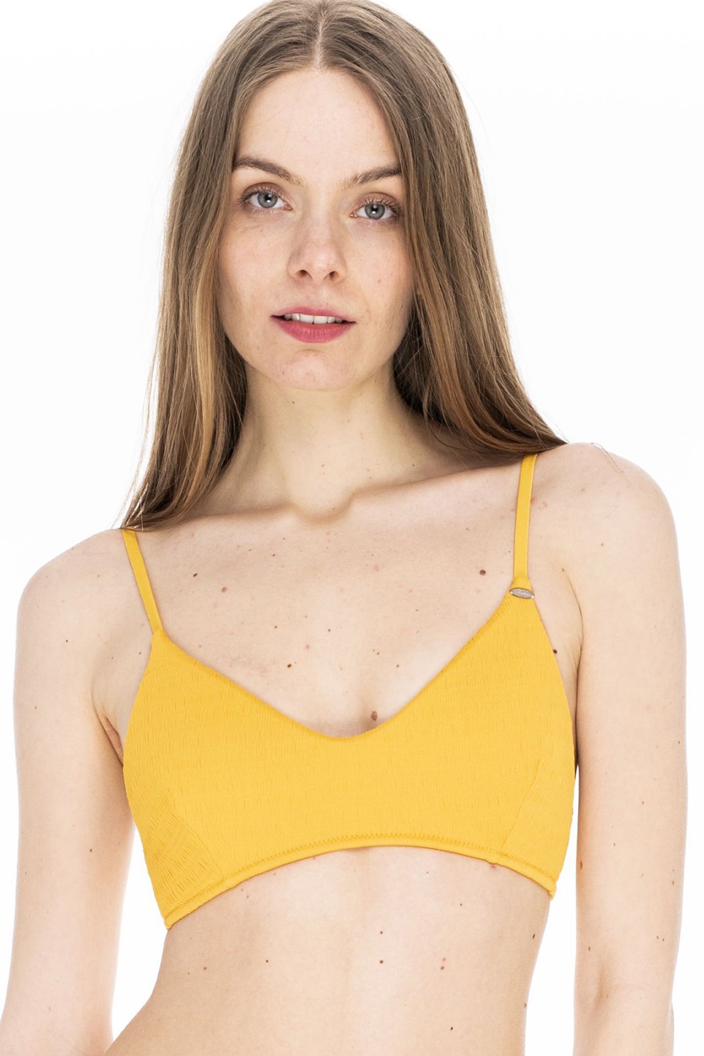 Fundango, Sutien de baie cu aspect texurat, Oranj pal