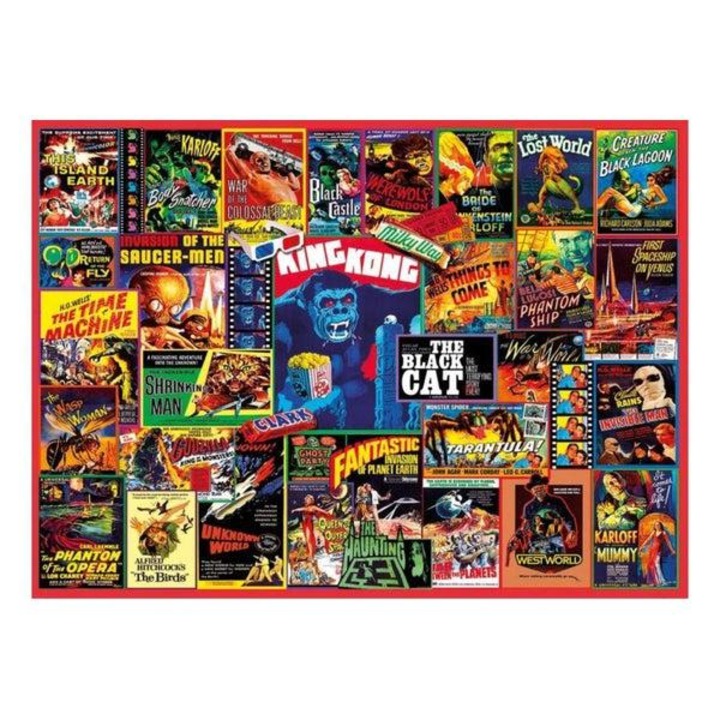 Clementoni 1000 db-os puzzle - Klasszikus thriller filmek (39602)