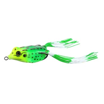 Momeala tip broasca cu 2 carlige si contragreutate pentru pescuit rapitori, dimensiune 4.5 cm, 6 grame Momeala tip broasca cu 2 carlige si contragreutate pentru pescuit rapitori, dimensiune 4.5 cm, 6 grame