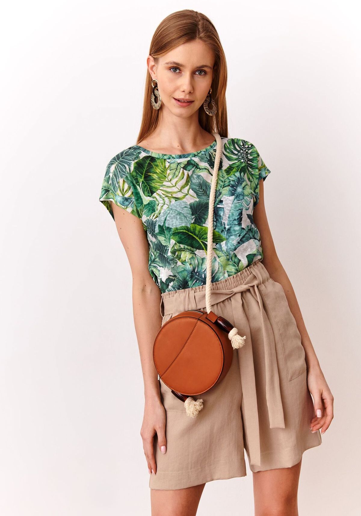 Tricou pentru femei, TOP SECRET, SPO4668, Verde