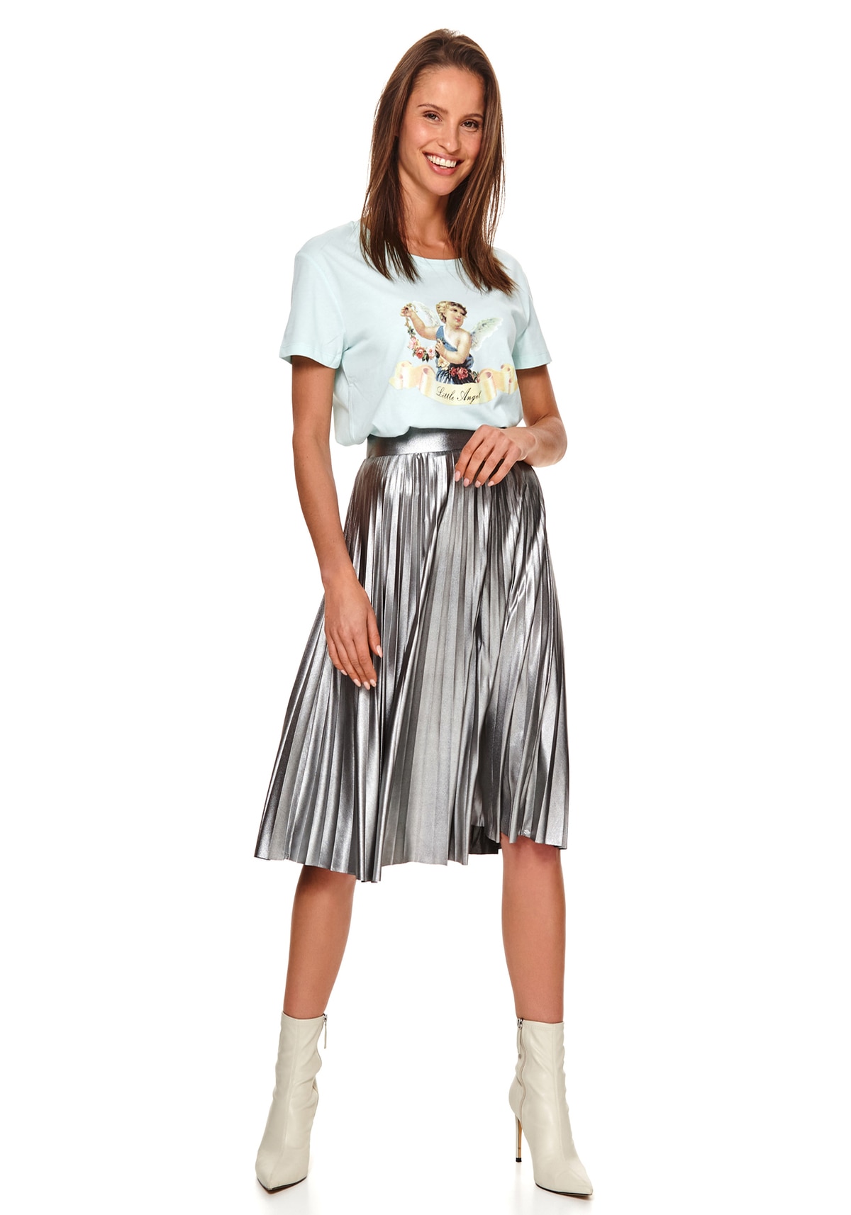 Tricou pentru femei, TOP SECRET, SPO4909, Turcoaz