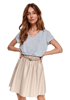 Tricou pentru femei, TOP SECRET, SPO4921, Gri Tricou pentru femei, TOP SECRET, SPO4921, Gri