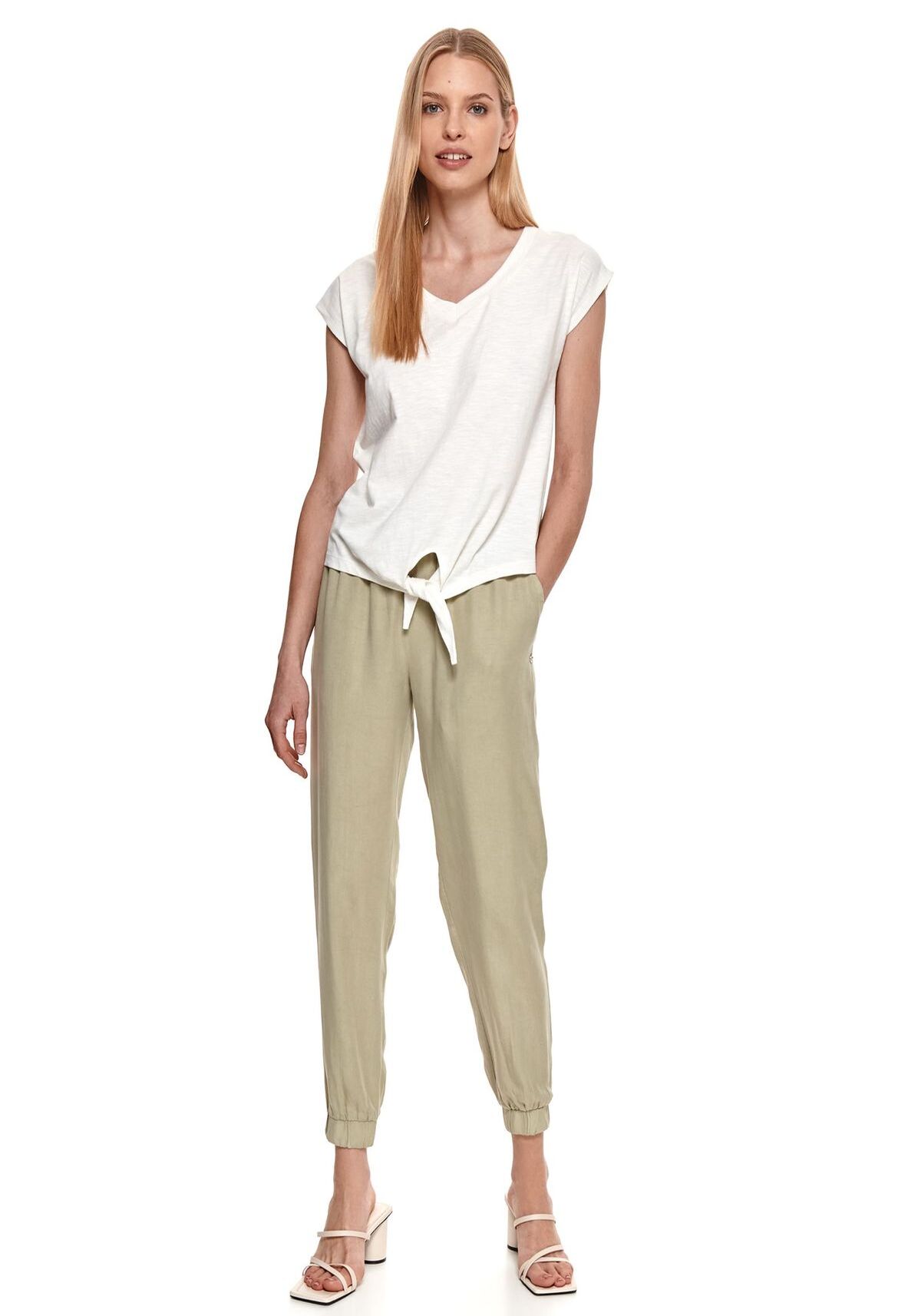 Tricou cu maneci scurte pentru femei, TOP SECRET, SPO5027, Multicolor