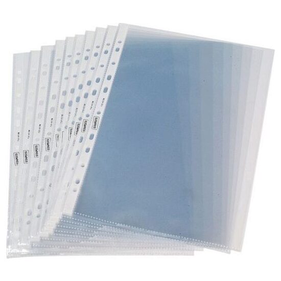 Mape pentru documente, A4, deschis la partea superioara, 50 mic, 100 bucati