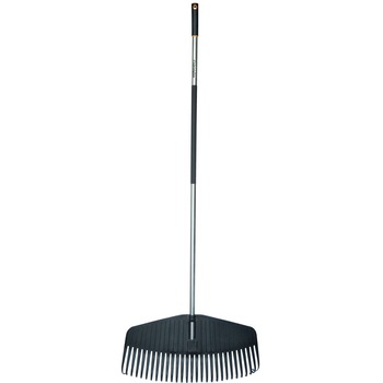 Grebla pentru frunze cu 27 dinti, poliamida, maner aluminiu, dimensiuni 58 x180 cm Grebla pentru frunze cu 27 dinti, poliamida, maner aluminiu, dimensiuni 58 x180 cm