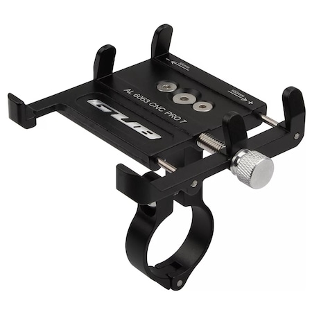 Suport telefon profesional GUB PRO 7 pentru bicicleta/ motocicleta/ trotineta, aluminiu, Negru