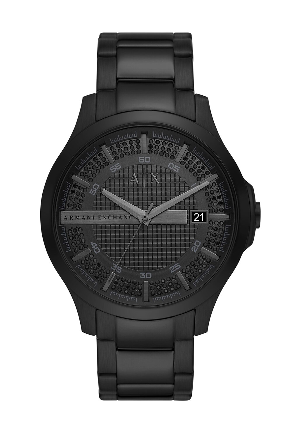 ARMANI EXCHANGE, Ceas din otel inoxidabil, Negru