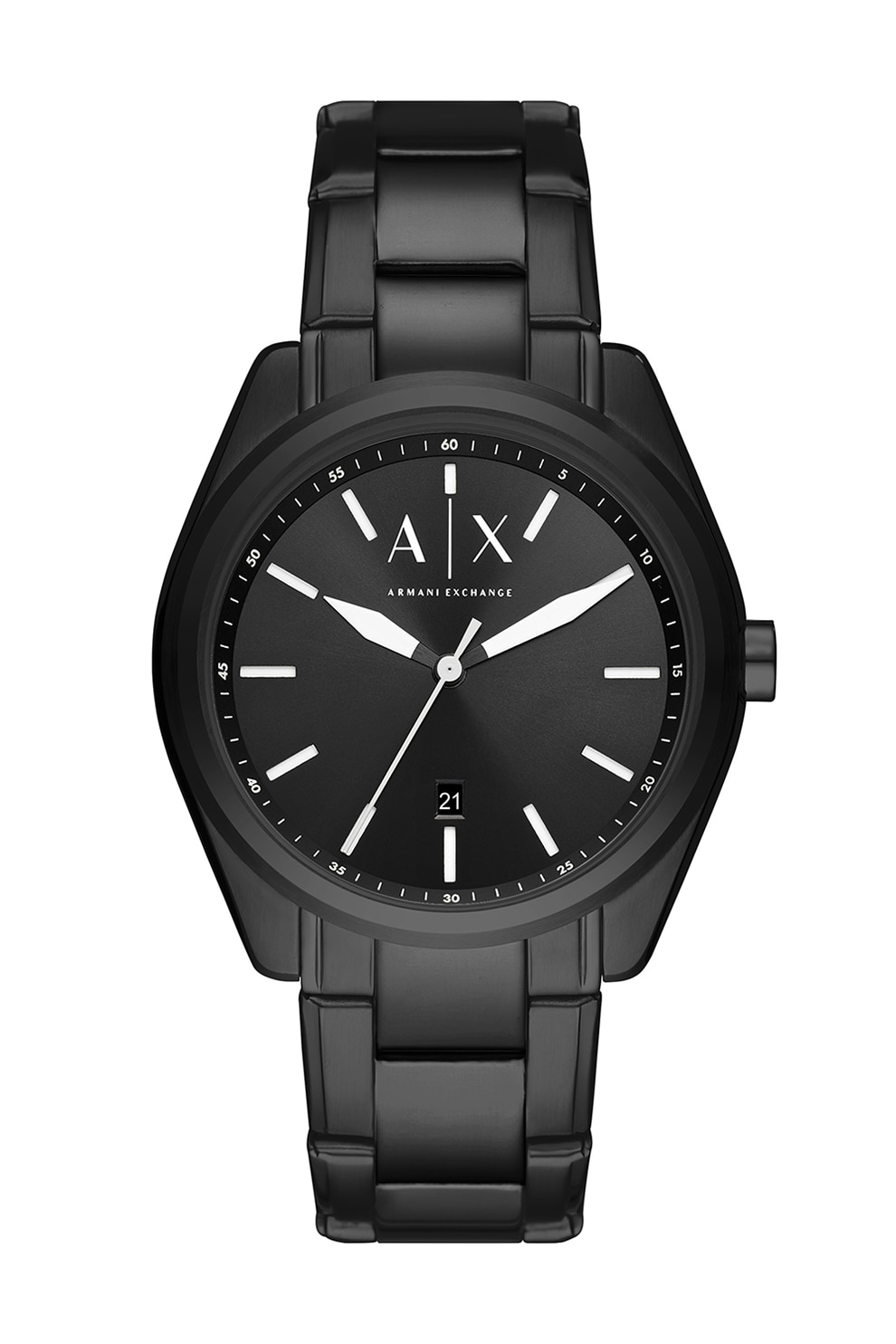 ARMANI EXCHANGE, Ceas din otel inoxidabil, Negru