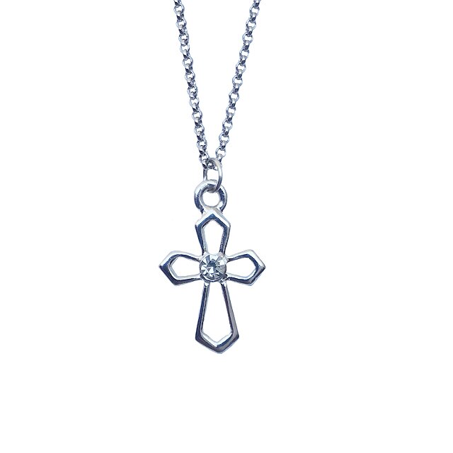 Lantisor dama, argintiu, 45 cm lungime lantisor