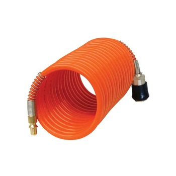 Furtun spiralat aer comprimat Carpoint, cu cuplaje rapide 3/8 Furtun spiralat aer comprimat Carpoint, cu cuplaje rapide 3/8