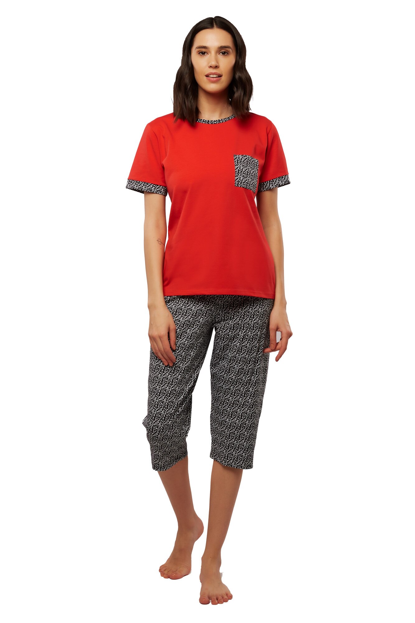 Pijama dama PFV28, Multicolor, M
