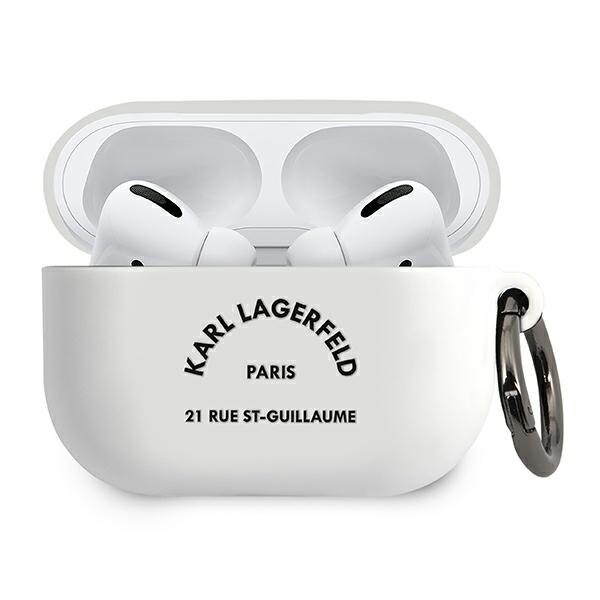 Husa pentru AirPods Pro Karl Lagerfeld RSG white
