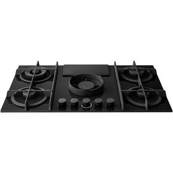Plita incorporabila Elica NIKPFLAME BL/A/88, Gaz, 4 arzatoare, Hota integrata, Arzator dual, Wok, Gratare fonta, 610 cm/h, 88 cm, Sticla Neagra Plita incorporabila Elica NIKPFLAME BL/A/88, Gaz, 4 arzatoare, Hota integrata, Arzator dual, Wok, Gratare fonta, 610 cm/h, 88 cm, Sticla Neagra
