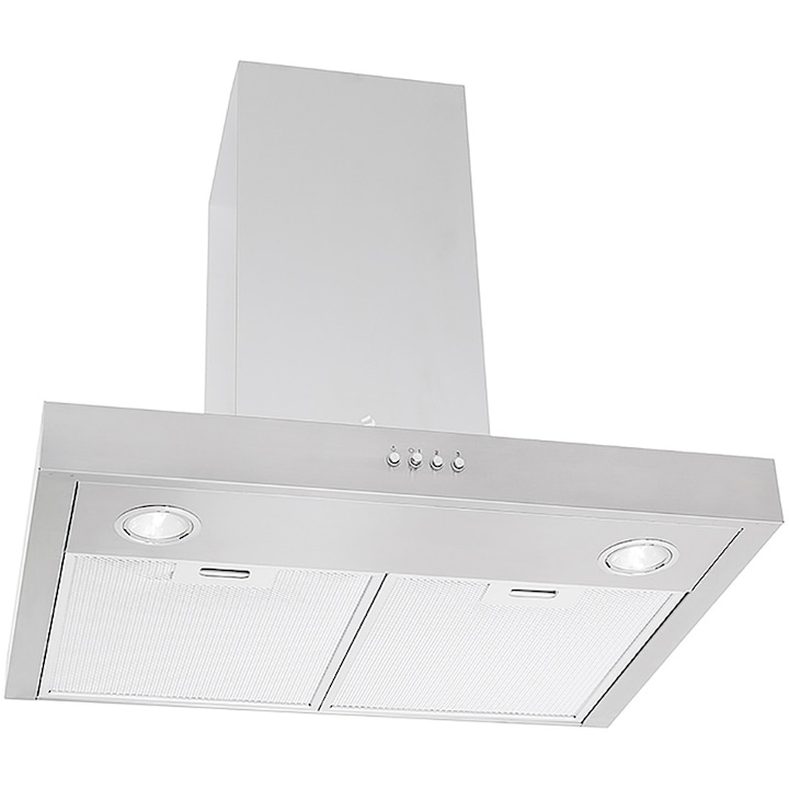 Hota incorporabila Elica, 52cm, argintie/gri, 125-224 m3/h, 3 viteze, iluminare LED