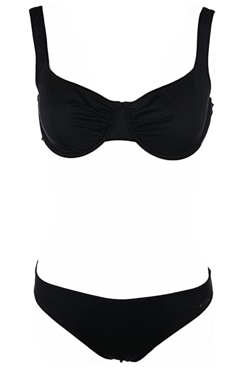 Costum de baie pentru femei Fashy 193626136-AZ2198, 2 piese, Fara captuseala, Negru, 36 B