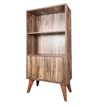 Biblioteca Retro, Unic Spot RO, maro antichizat, 60x30x120 cm Biblioteca Retro, Unic Spot RO, maro antichizat, 60x30x120 cm