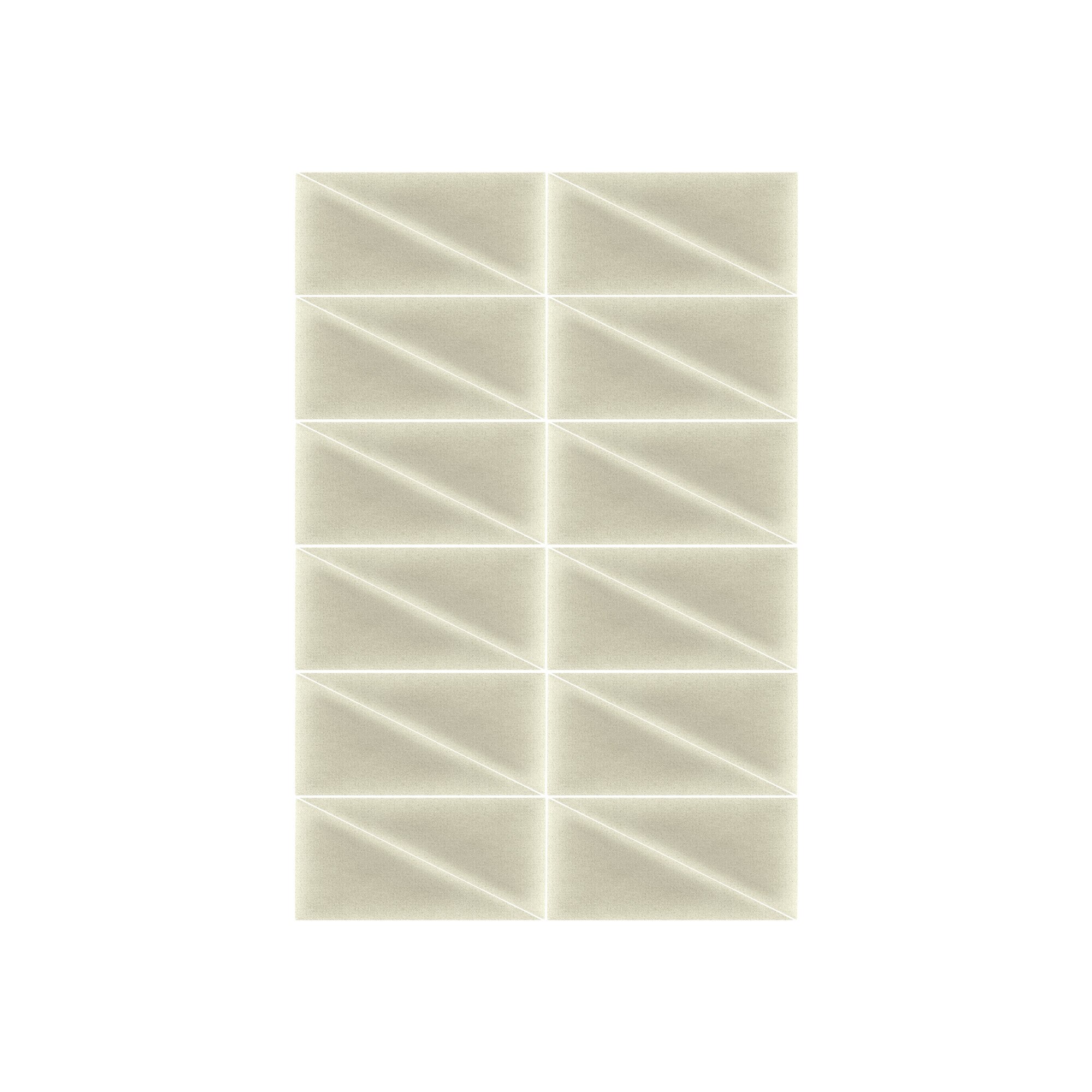 Set Panel textil Abies triunghi 15x30 cm PT dreapta BEJ R21