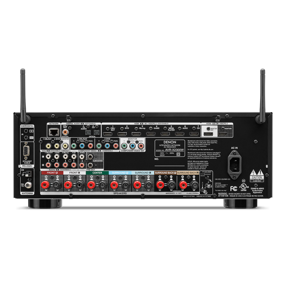 DENON AVR-X2300W ブラック レビュー】デノン「AVR-X2300W」を聴く。クラスを超えた実力の